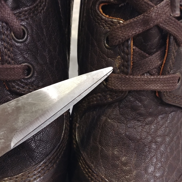 Chie Mihara Keiti Dark Brown Leather Womens 38 Lace Up Ankle Boots Made in Spain - Picture 15 of 16